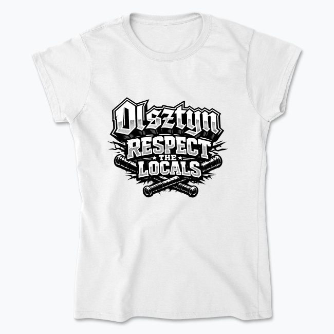 Olsztyn respect the locals - Koszulka damska