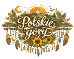 Alternative view of Polskie góry boho - T-shirt