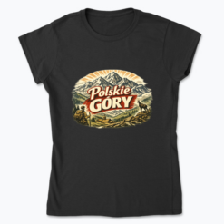 Polskie Góry in vintage style - Koszulka damska