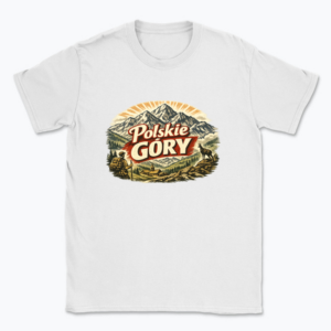Polskie Góry in vintage style - T-shirt