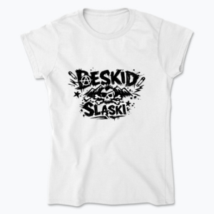 Punk rock style Beskid Śląski design - Koszulka damska