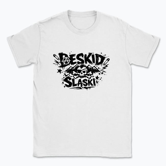 Punk rock style Beskid Śląski design - T-shirt