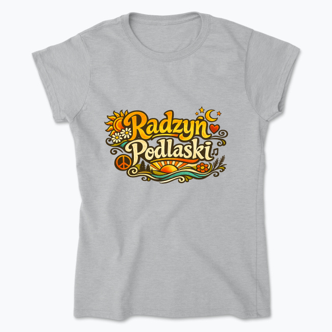 Radzyń Podlaski Retro Boho - Koszulka damska