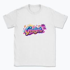 Retro '90s style Gostyń design - T-shirt