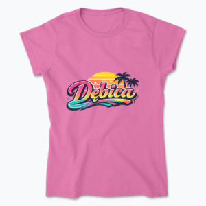 Retro sunset vibes with Dębica - Koszulka damska