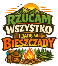 Alternative view of Rzucam wszystko i jadę w Bieszczady - T-shirt