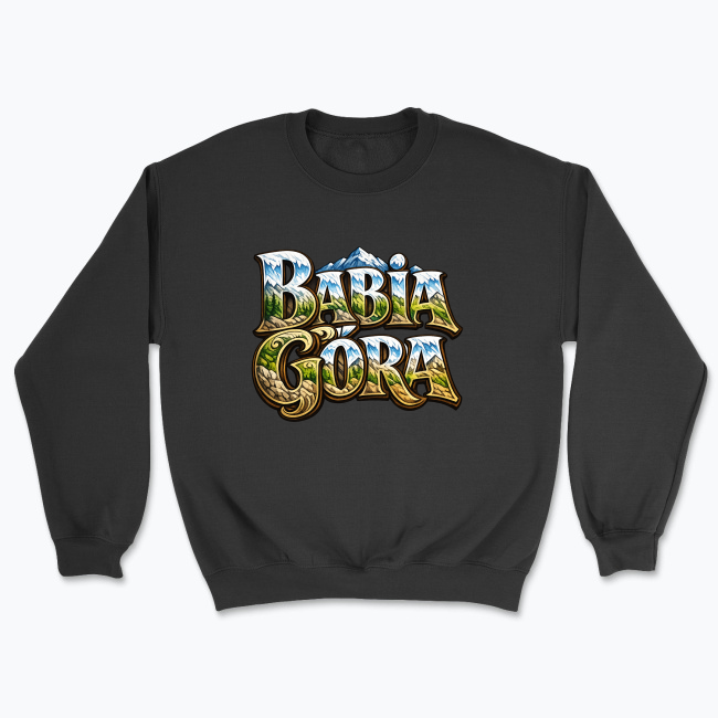 Zdobiony napis Babia Góra - Bluza