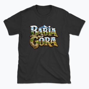 Zdobiony napis Babia Góra - T-shirt