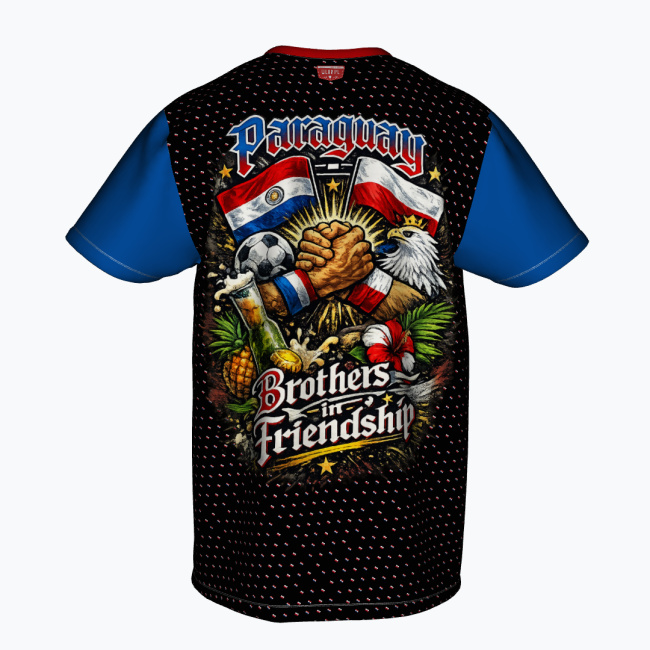 Koszulka piłkarska Paraguay–Poland Unity Streetwear - obrazek 2