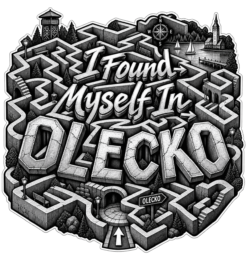 Alternative view of I Found Myself in Olecko - T-shirt