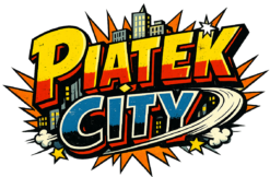 Alternative view of Komiksowy napis Piątek City - T-shirt