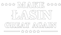Alternative view of Make Łasin Great Again - Koszulka damska