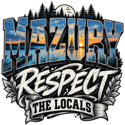 Alternative view of Mazury Respect the Locals - T-shirt
