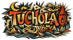 Alternative view of Napis Tuchola w stylu surrealistycznym - T-shirt