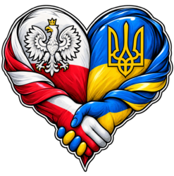 Alternative view of Polska Ukraina Zgoda - T-shirt