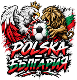 Alternative view of Polska–България Football Clash - T-shirt