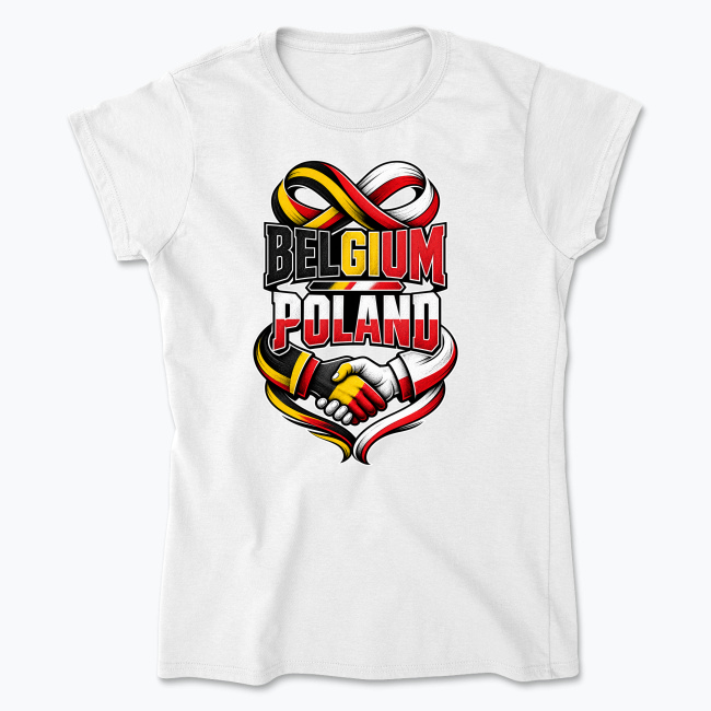 Belgium–Poland Unity - Koszulka damska