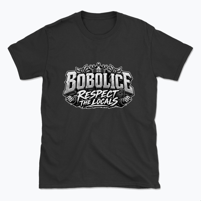 Bobolice Respect the Locals - T-shirt
