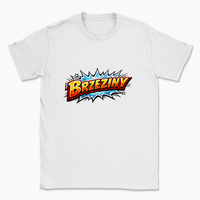Brzeziny w stylu komiksowym - T-shirt