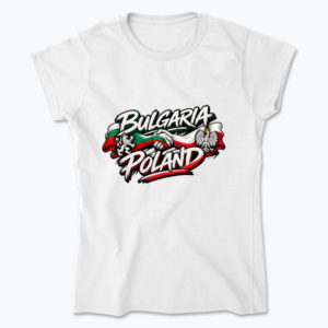 Bulgaria Poland Friendship - Koszulka damska