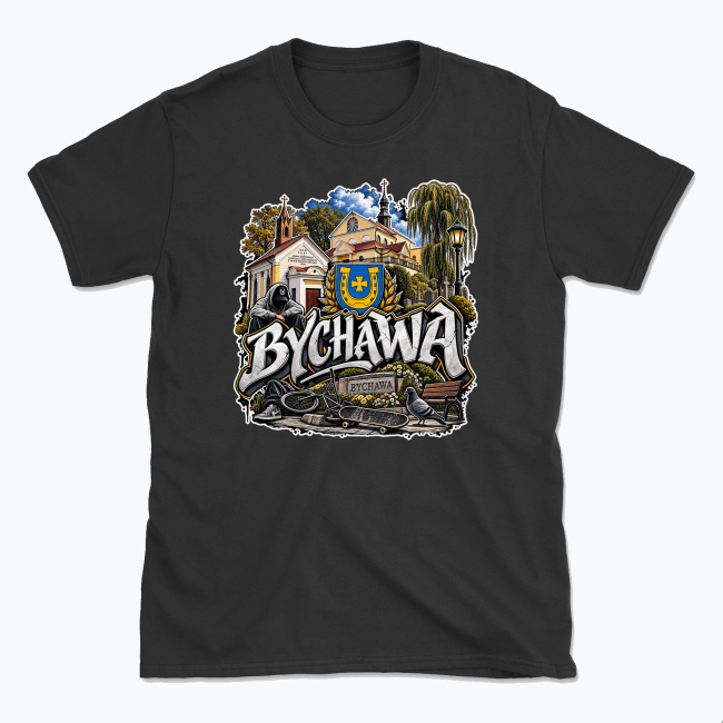 Bychawa Heritage Graffiti Collage - T-shirt