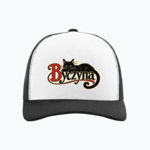 Byczyna Noir Cat Logo - Czapka z daszkiem