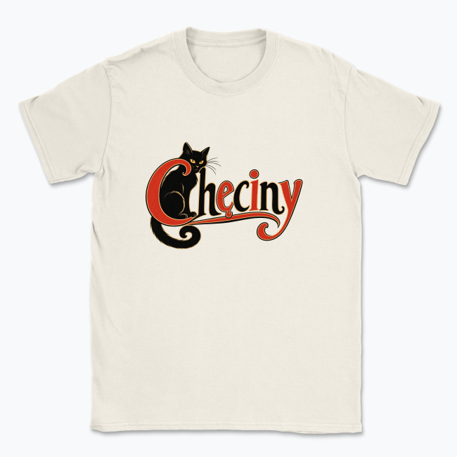 Chęciny Chat Noir Poster - T-shirt
