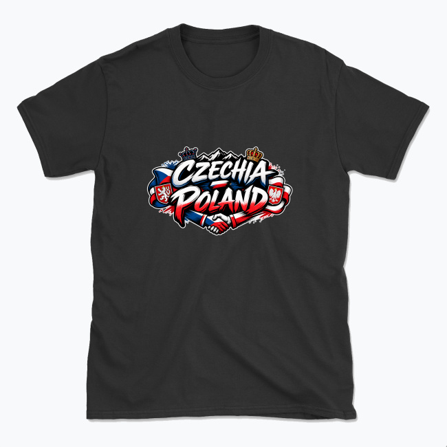 Czechia–Poland Friendship Emblem - T-shirt