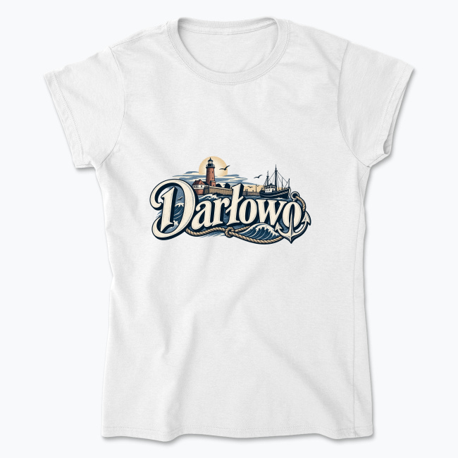 Darłowo Maritime Vintage Badge - Koszulka damska