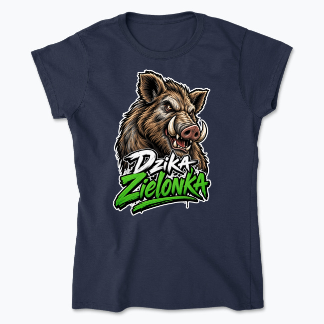 Dzika Zielonka - Koszulka damska