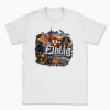 Elbląg Graffiti Waterfront Collage - T-shirt