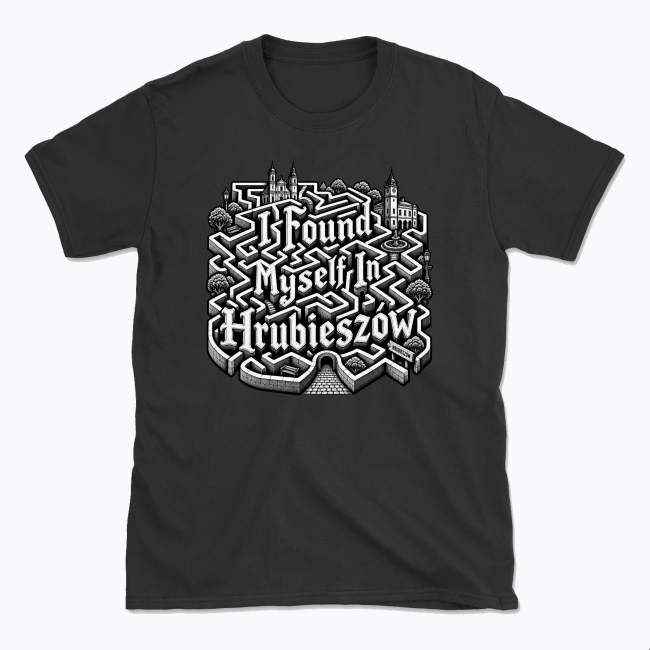 Engraved Hrubieszów Stone Maze - T-shirt