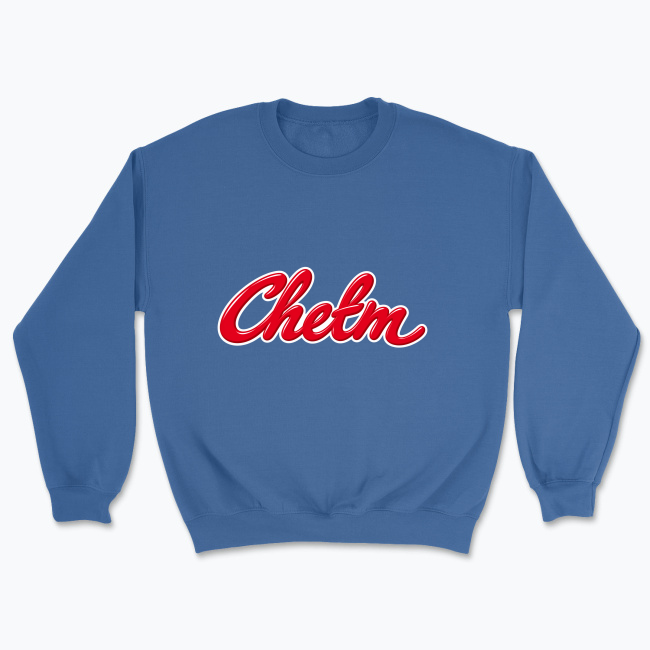 Glossy Red Chełm Script Logo - Bluza