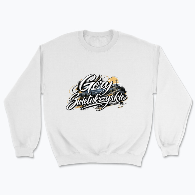 Góry Świętokrzyskie Mountain Calligraphy - Bluza