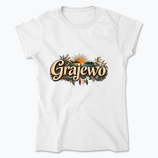 Grajewo Boho - Koszulka damska