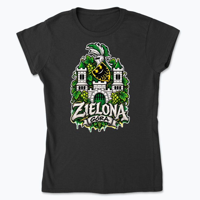 Herb Zielonej Góry - Koszulka damska