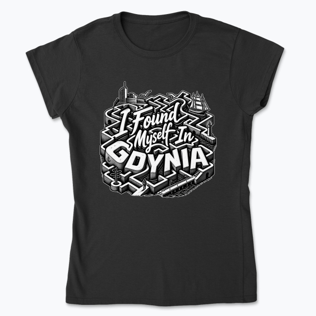I Found Myself in Gdynia - Koszulka damska