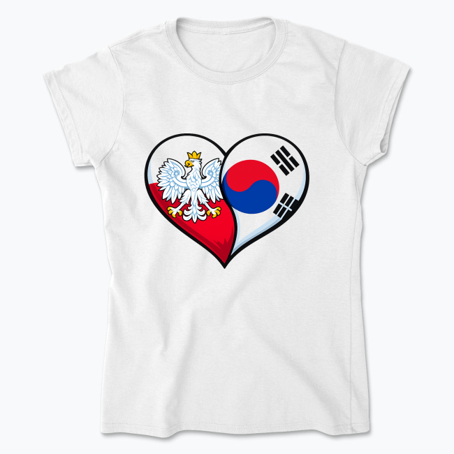 I Love Korea - Koszulka damska