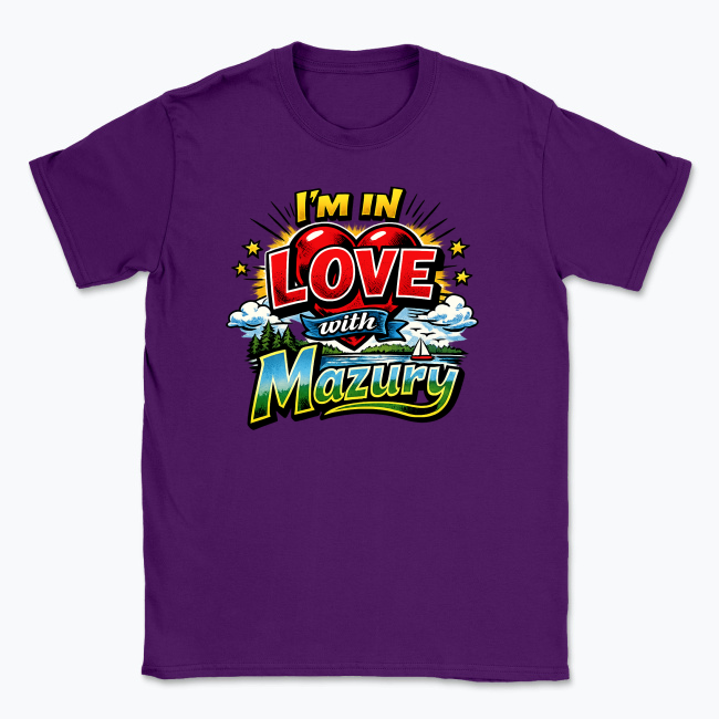 I’m in Love with Mazury Retro Poster - T-shirt