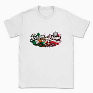 Ireland–Poland Unity Emblem - T-shirt