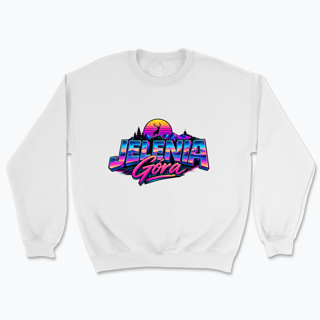 Jelenia Góra Neon Vaporwave - Bluza