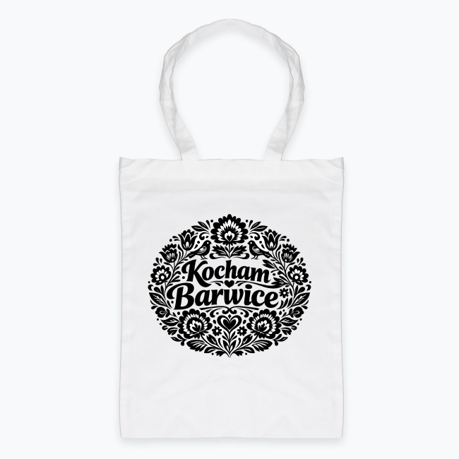 Kocham Barwice Folk Art - Torba