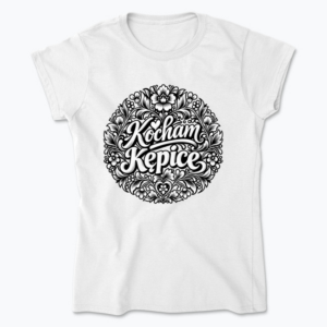 Kocham Kępice Folk Floral - Koszulka damska