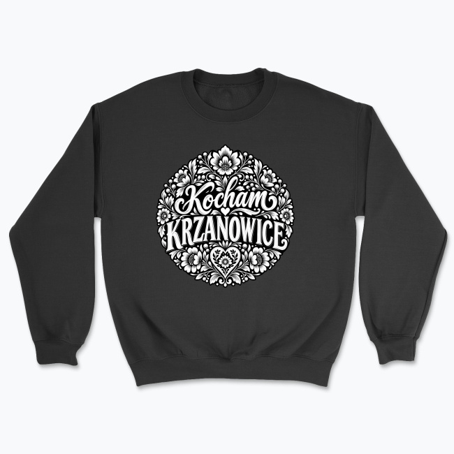 Kocham Krzanowice Floral - Bluza