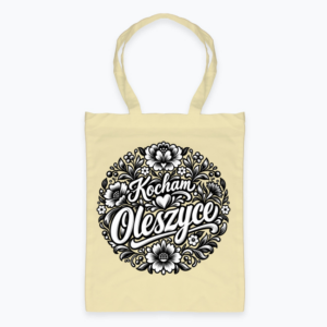 Kocham Oleszyce Folk Floral - Torba