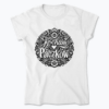Kocham Paczków Folk Floral Badge - Koszulka damska
