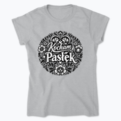 Kocham Pasłęk Folk Art - Koszulka damska