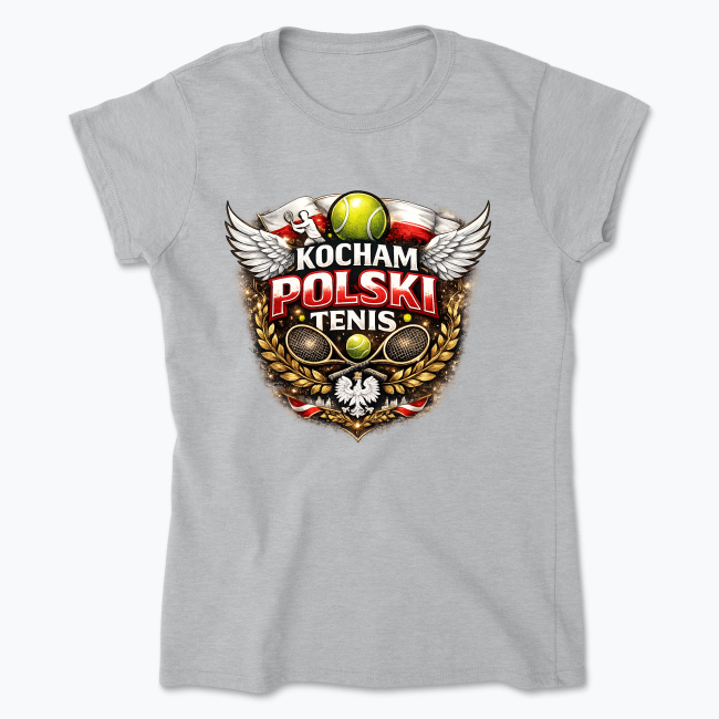 Kocham Polski Tenis - Koszulka damska