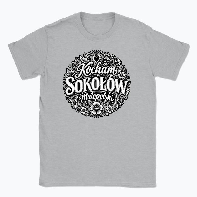 Kocham Sokołów Małopolski Folk - T-shirt