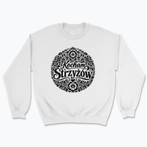 Kocham Strzyżów Folk Floral - Bluza